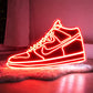 SNEAKER NEON SIGN | LED SNEAKER WALL LIGHT Nightglow Studio