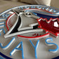 BLUE JAYS NEON SIGN | BASEBALL FAN LED SPORTS WALL LIGHT Nightglow Studio