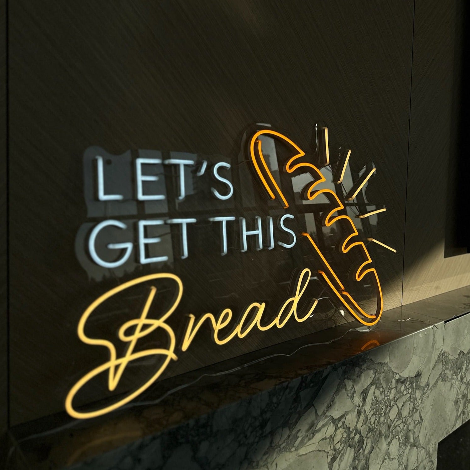 LET'S GET THIS BREAD — LED NEON SIGN – Nightglow Studio