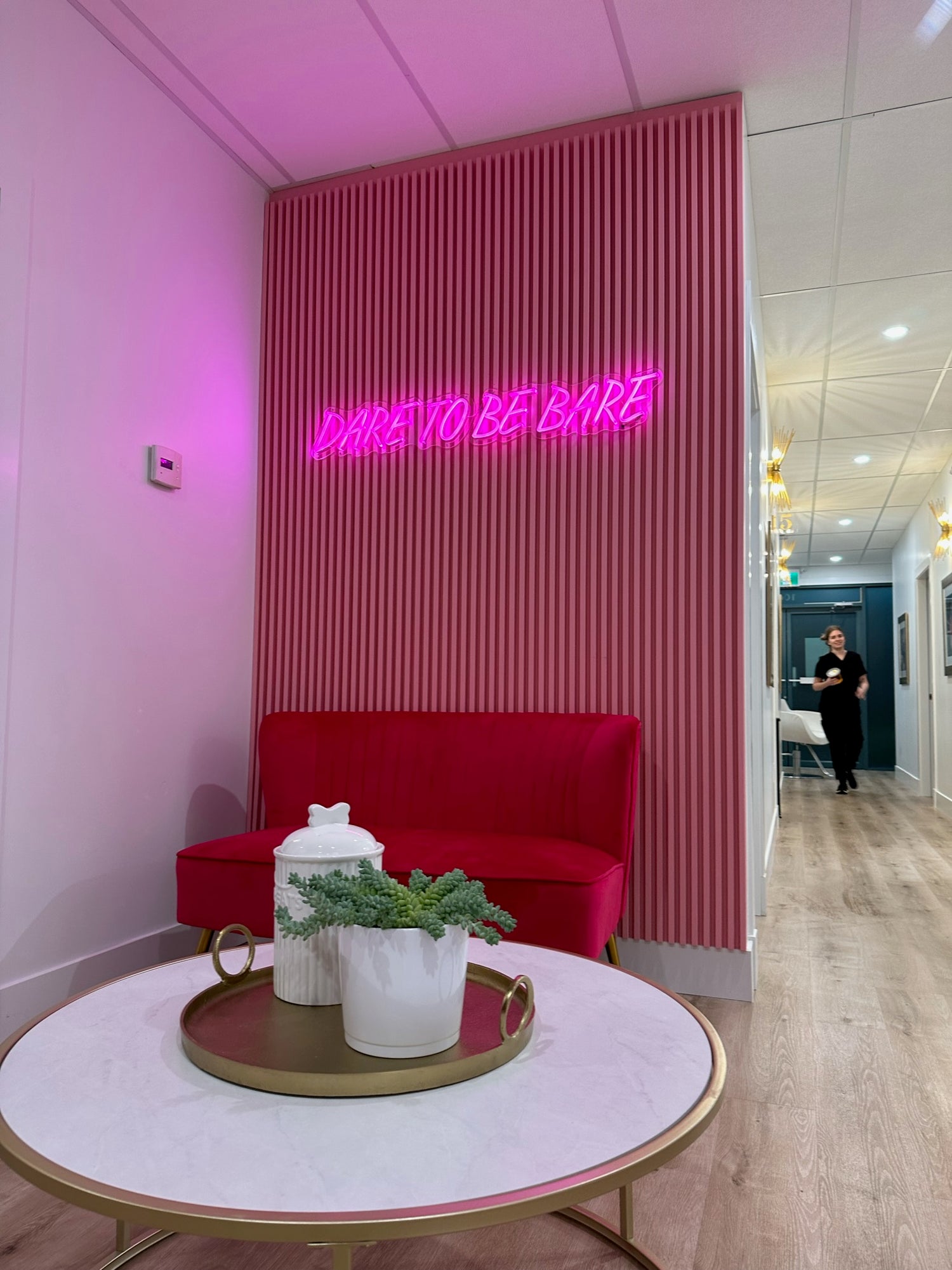 LED neon sign for beauty salon, spa, nail bar business 