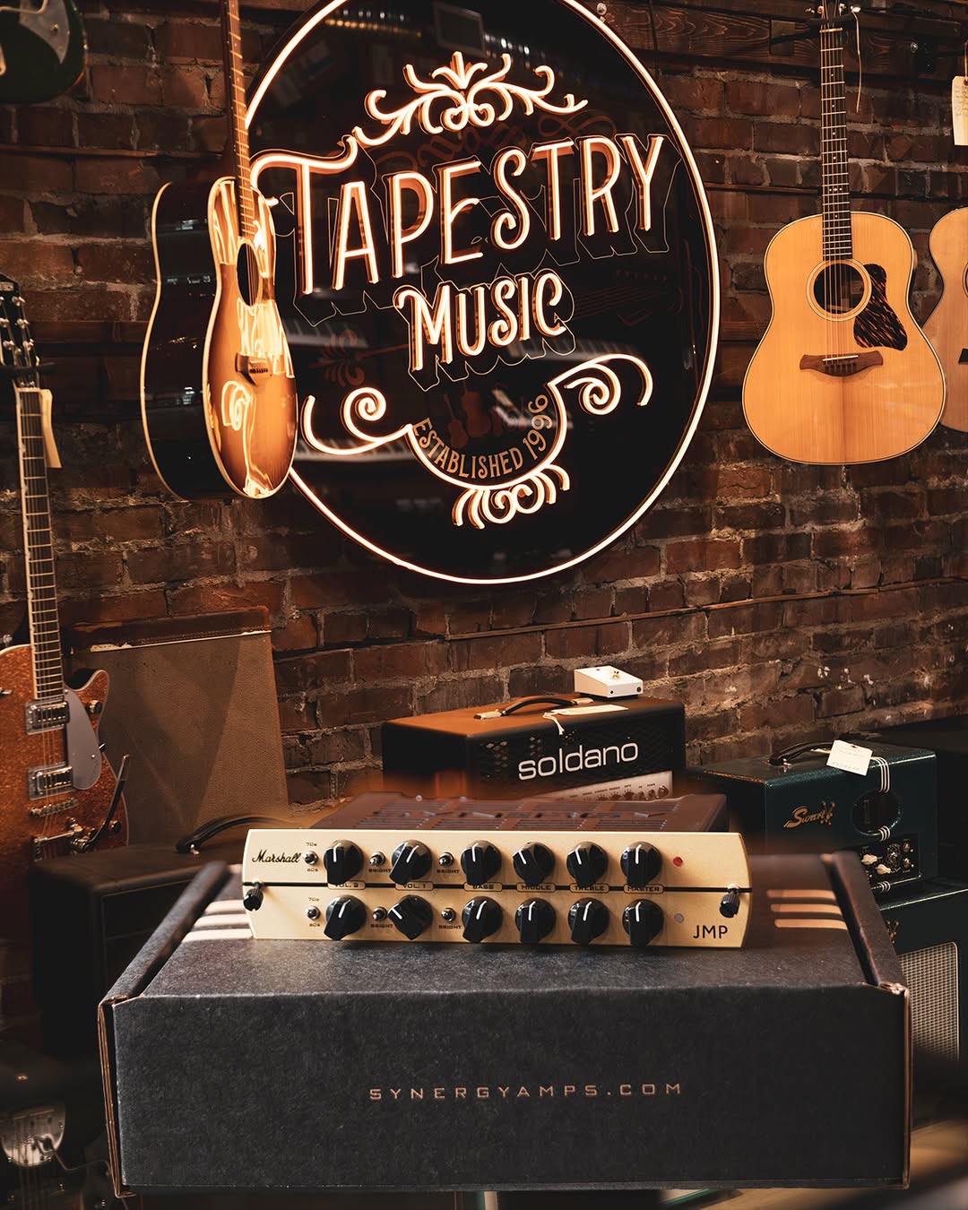 neon sign for music recording studio for bands and artists