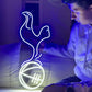 tottenham spur football team logo neon sign soccer team fan art
