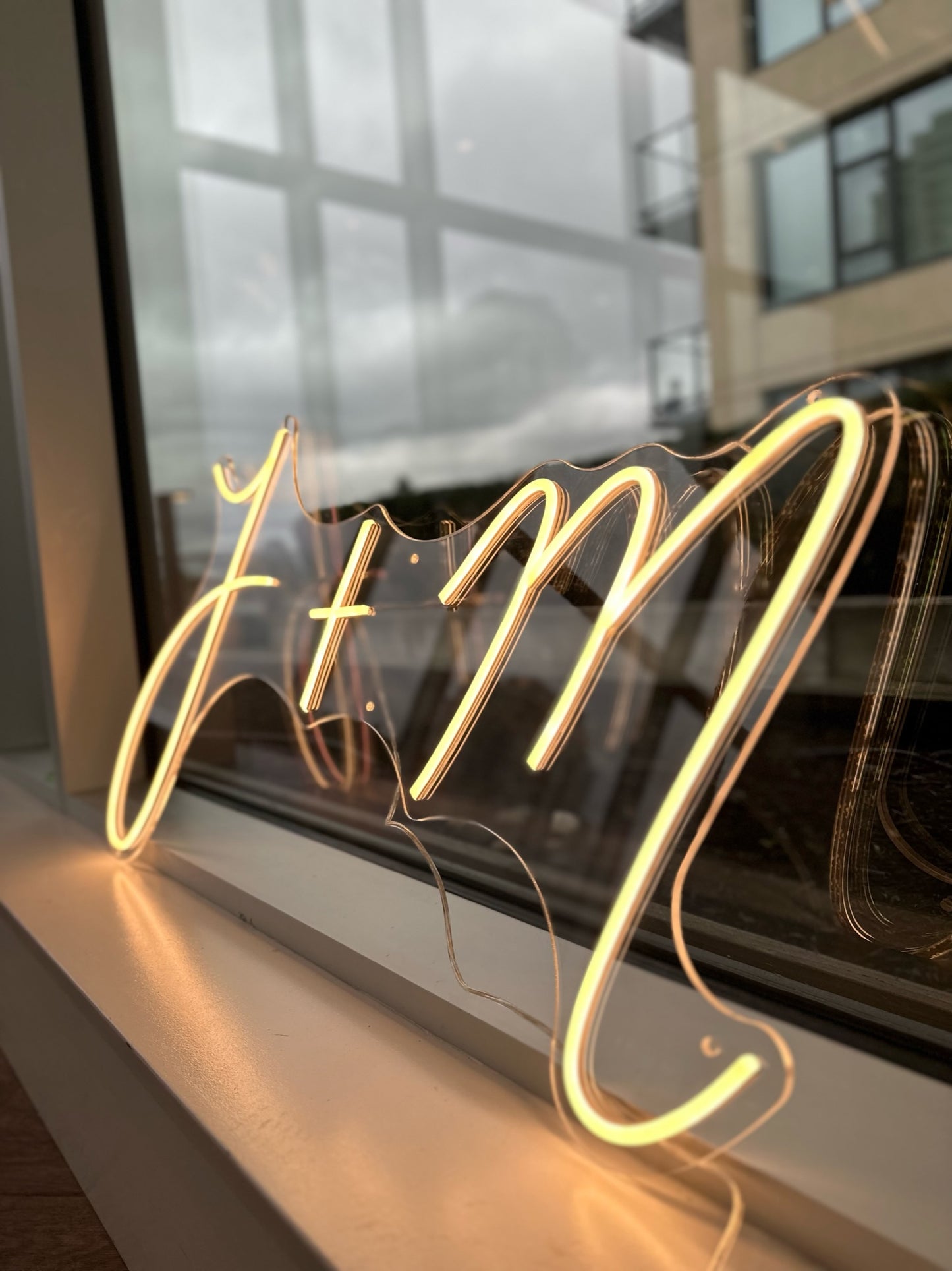 INITIALS NEON SIGN — LED NEON SIGN