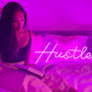 Hustle Neon Sign in Vancouver BC