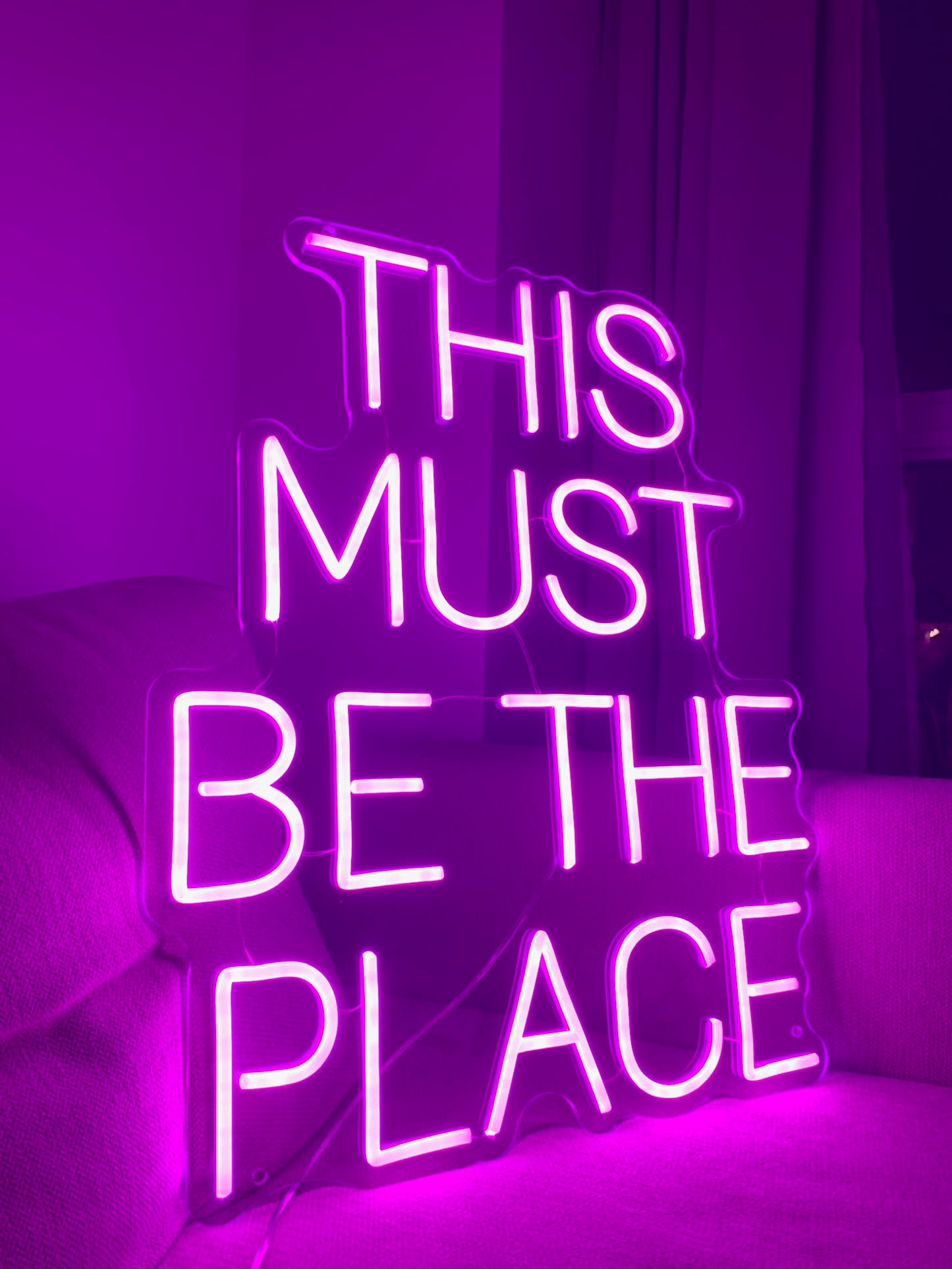 THIS IS THE PLACE — LED NEON SIGN