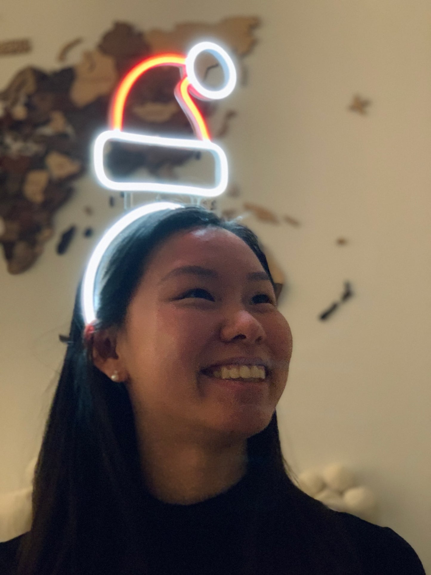 SANTA HAT — LED NEON HEADBAND