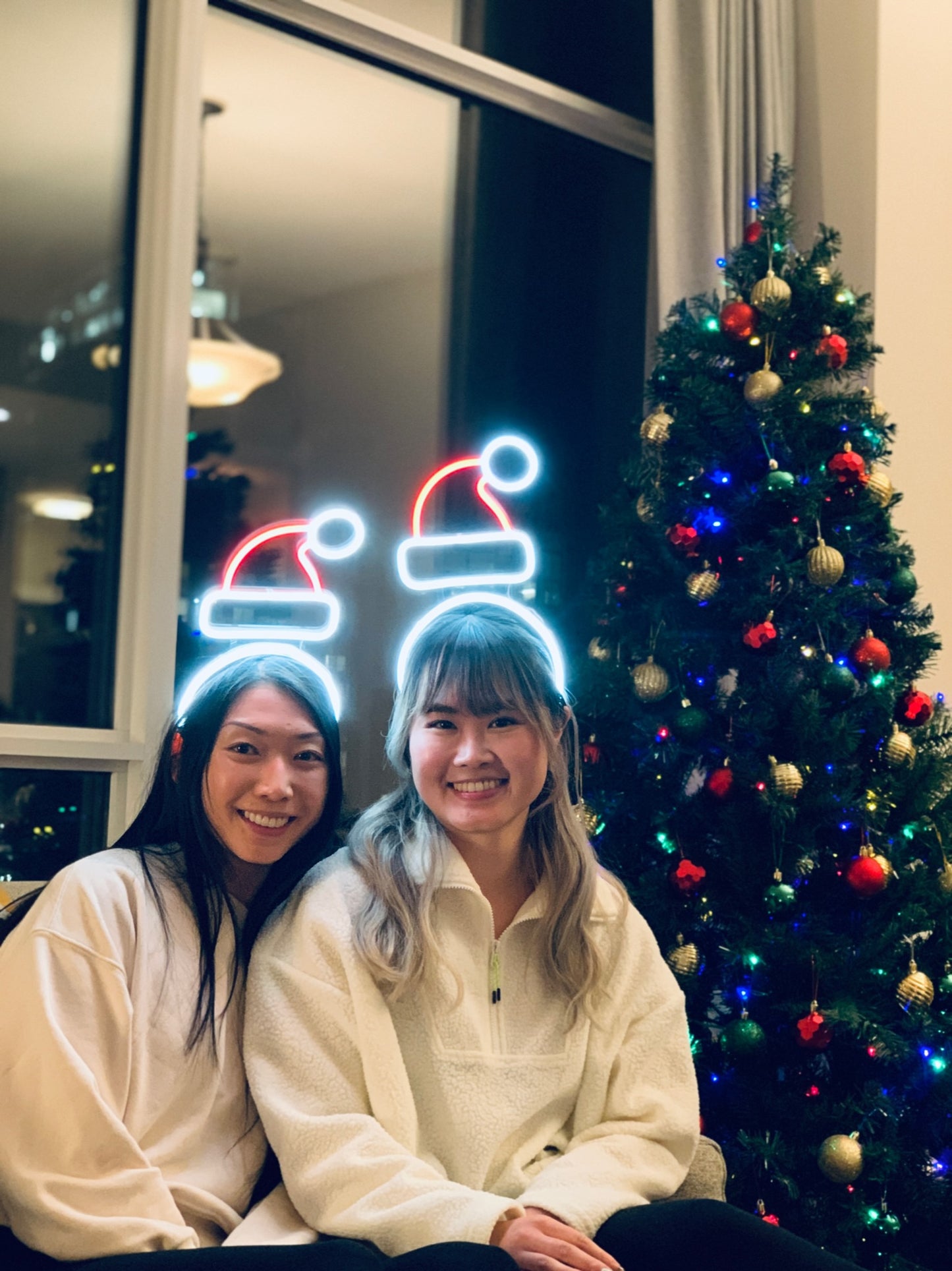 SANTA HAT — LED NEON HEADBAND